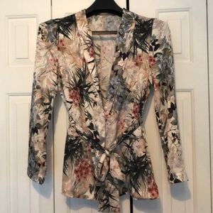 Beautiful shawl collared Zara blazer